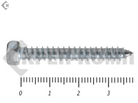 Шуруп с шестигранной головкой DIN7976 5,5х38 Фасовка (350шт)