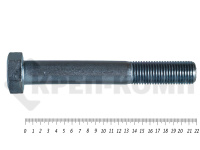 Болты DIN 931, с неполной резьбой, цинк, 36х220 мм, пр.8.8 (25 кг/11)