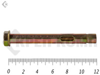 Анкер болт болтом м10 12х120 (25шт)