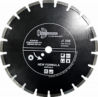 Диск алмазный отрезной 350*25,4*10 New Formula асфальт (1 шт.)